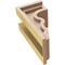 Ekena Millwork 5"W x 5"D x 10"H Wide Highland Rough Cedar Woodgrain TimberThane Corbel, Primed Tan CORUR05X05X10HLDRCPR - alternate 5
